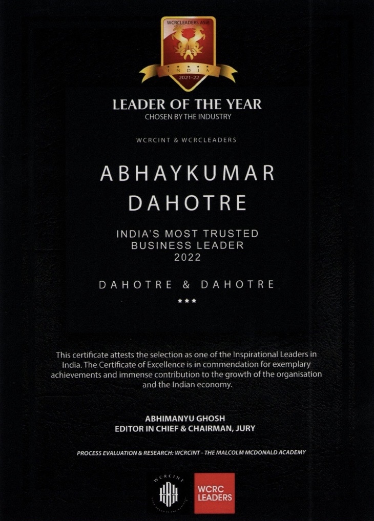 World's Best Leaders - CA Abhaykumar Dahotre